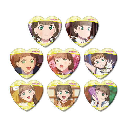 『ラブライブ!スーパースター!!』トレーディング 桜小路きな子オンリー 場面写ハート型缶バッジ(単位/BOX)